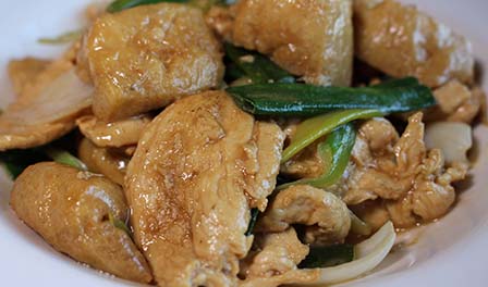 comida china pollo tofu